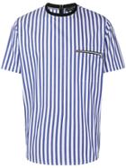Christian Pellizzari Zipped Chest Pocket T-shirt - Blue
