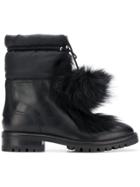Jimmy Choo Glacie Flat Ankle Boots - Black