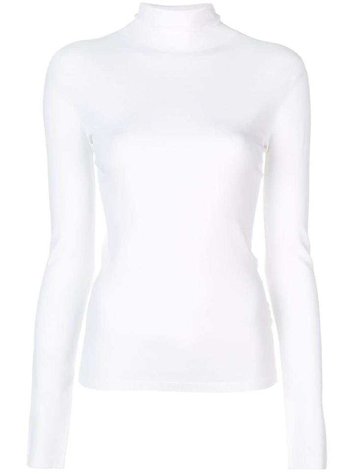 The Row Roll Neck Sweater - White