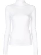 The Row Roll Neck Sweater - White