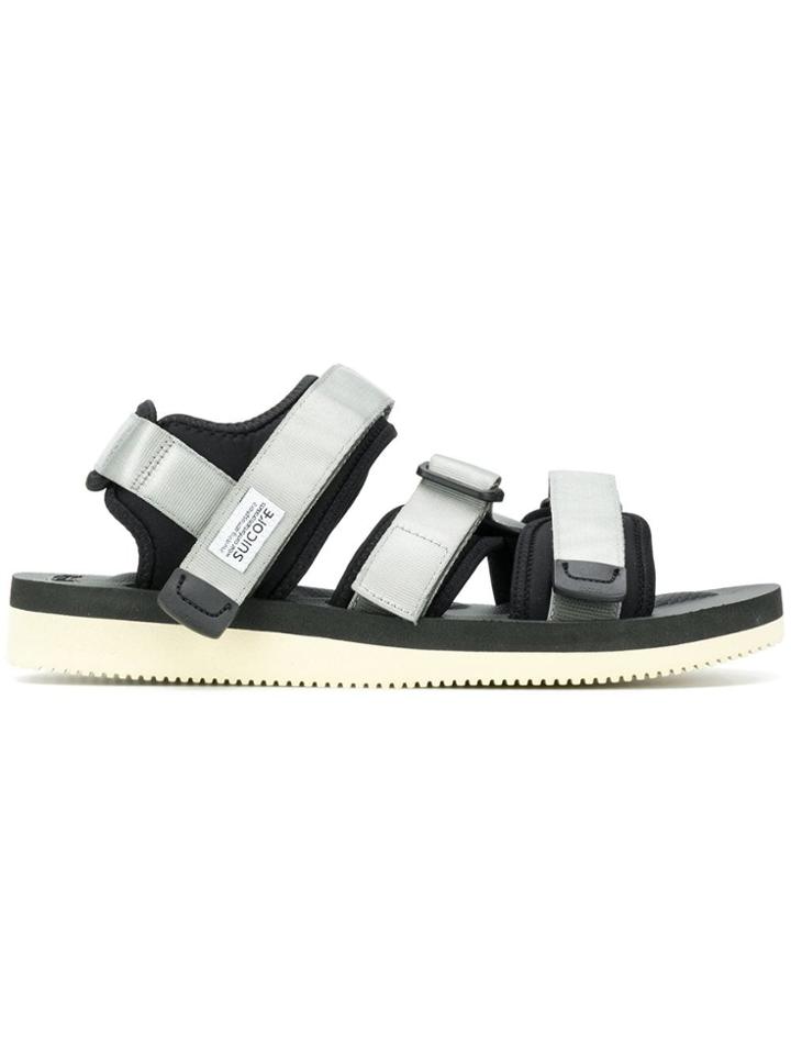 Suicoke Touch Strap Sandals - Grey