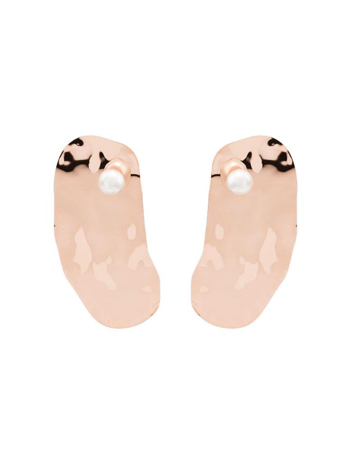 Y/project Crystal-embellished Ring-style Hoop Earring - Pink