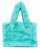 Stand Studio Liz Faux-fur Tote Bag - Blue