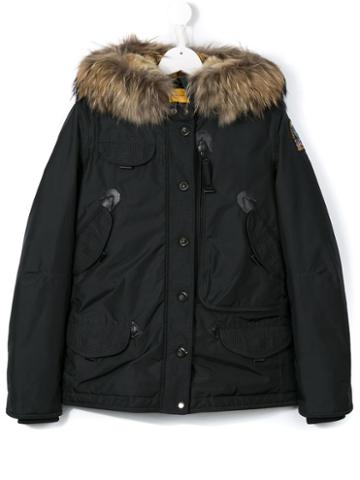 Parajumpers Kids Hooded Down Coat, Girl's, Size: 16 Yrs, Black