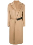 Calvin Klein 205w39nyc Belted Wrap Coat - Neutrals
