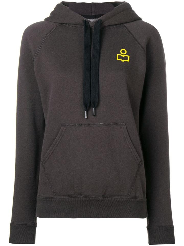 Isabel Marant Étoile Logo Hooded Sweatshirt - Black