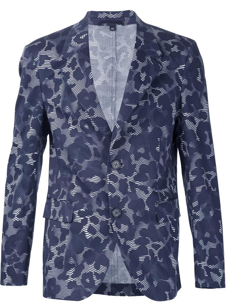Neil Barrett Pattern Jacquard Blazer