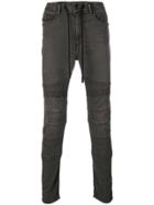 Diesel Stylized Seams Jeans - Grey