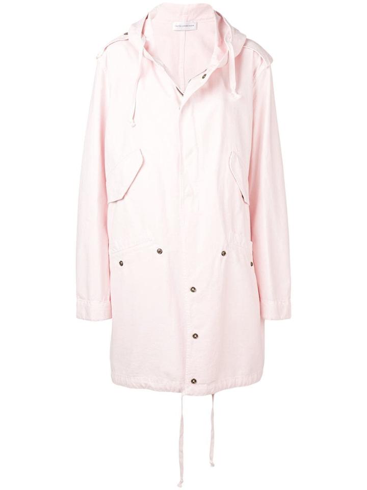Faith Connexion Back Print Parka - Pink