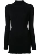 Christopher Esber - Interlock Turtleneck Knit Jumper - Women - Polyester/viscose - 10, Black, Polyester/viscose
