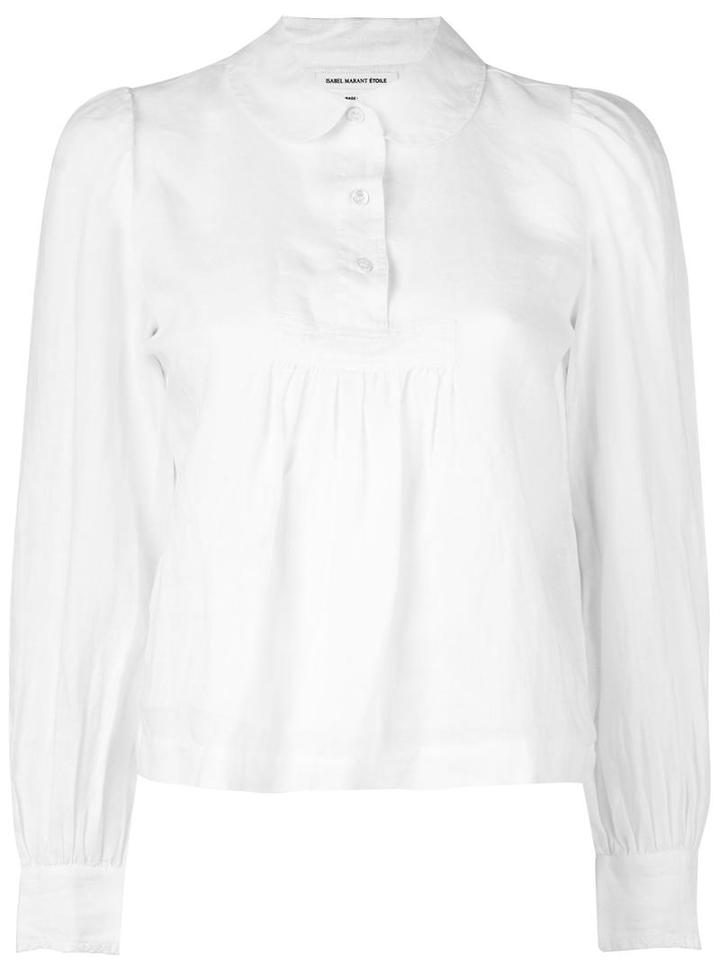 Isabel Marant Étoile 'daloa' Shirt, Women's, Size: 36, White, Linen/flax/cotton