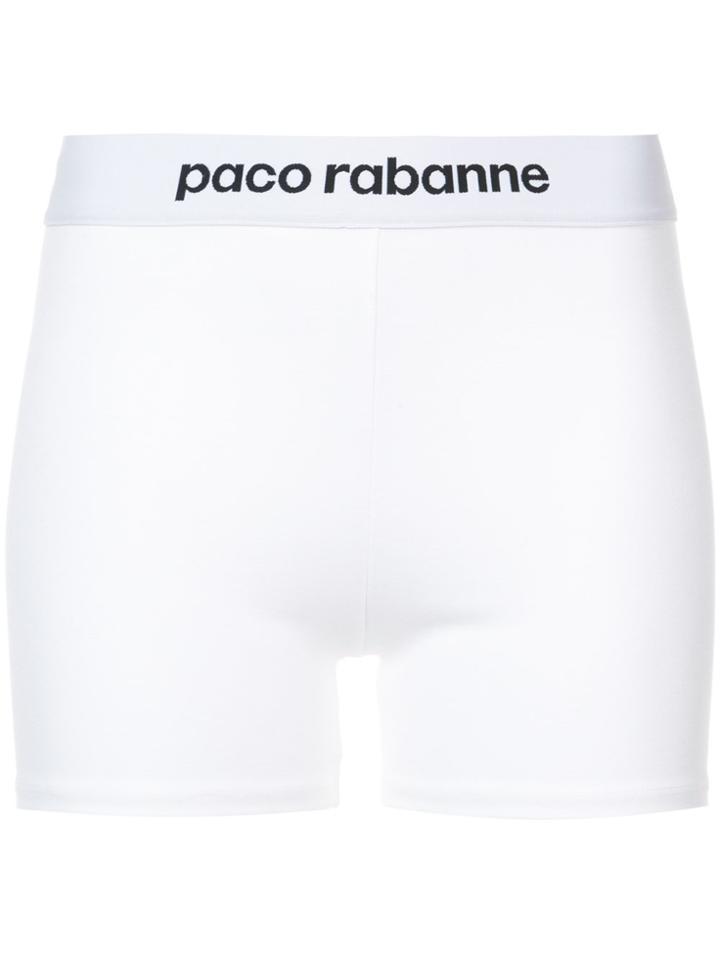 Paco Rabanne Boxer-style Shorts - White