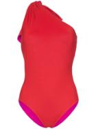 Araks Melika Reversible One Shoulder Swimsuit - Red