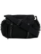 Prada New Vela Tonal Stud Bag - Black