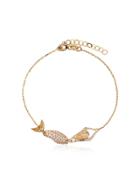 Anton Heunis 18k Yellow Gold Mermaid Diamond Bracelet - Metallic