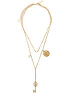 Oscar De La Renta Double Necklace - Gold