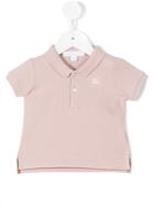 Burberry Kids - Slit Sides Polo Shirt - Kids - Cotton - 18 Mth, Pink/purple