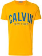 Calvin Klein Logo T-shirt - Yellow & Orange