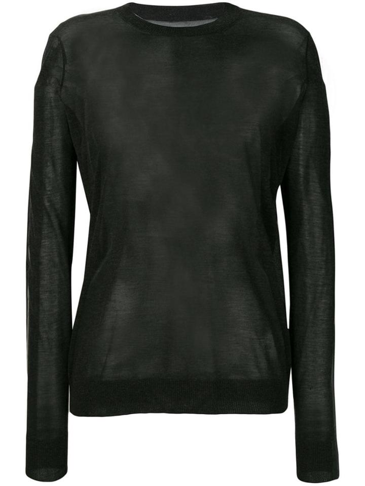 Maison Margiela Sheer Jumper - Black