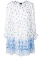 Ermanno Ermanno Short Ruffle Dress - White