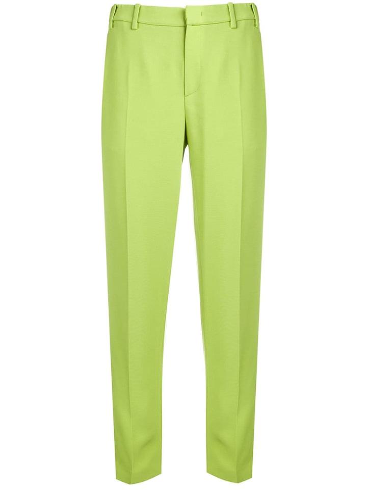Nº21 Slim Tailored Trousers - Green