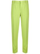 Nº21 Slim Tailored Trousers - Green