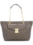 Love Moschino Quilted Tote, Women's, Polyurethane
