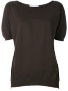 Fabiana Filippi Relaxed Fit Knitted Top - Brown