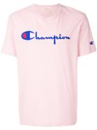 Champion Embroidered Logo T-shirt - Pink & Purple