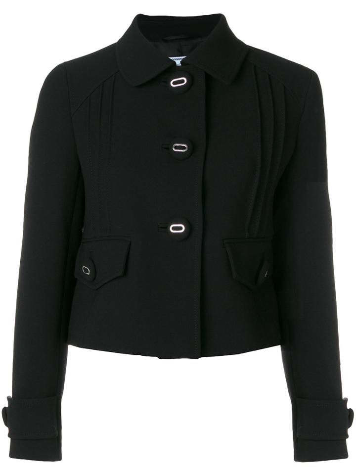 Prada Buttoned Jacket - Black