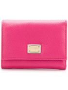 Dolce & Gabbana Dauphine Compact Wallet - Pink & Purple
