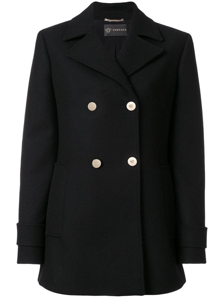 Versace Classic Peacoat - Black