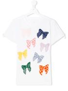 Stella Mccartney Kids Teen Bows Print T-shirt - White