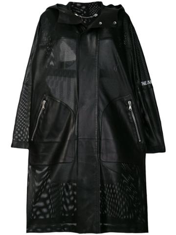 Pihakapi Designer Hooded Coat - Black