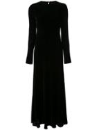 Sies Marjan Josephine Velvet Cord Gown - Black