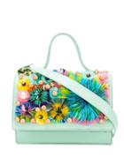 Giancarlo Petriglia Pailette Appliqué Tote - Green