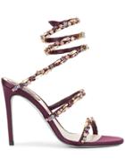 René Caovilla Cleo Sandals - Purple