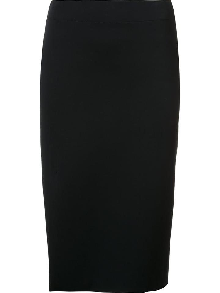 Helmut Lang Scuba Side Slit Skirt