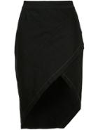 Kitx Bound Together Wrap-effect Skirt - Black