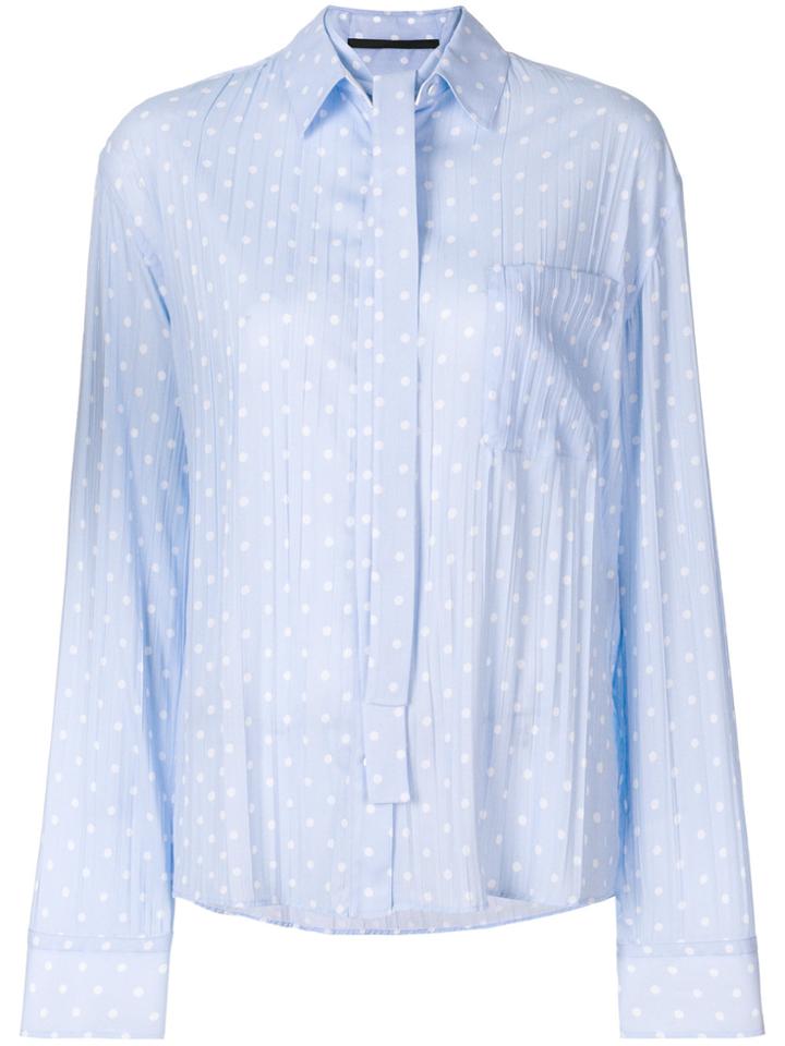 Haider Ackermann Polka-dot Shirt - Blue