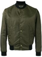 Kenzo - Kenzo Lyrics Bomber Jacket - Men - Nylon/spandex/elastane/viscose - M, Green, Nylon/spandex/elastane/viscose