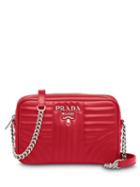 Prada Diagramme Handbag - Red