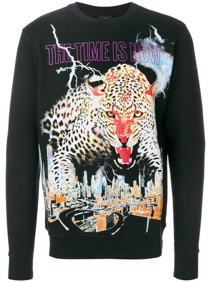 Marcelo Burlon County Of Milan The Time Is Now Sweater - Black