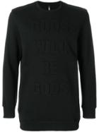 Marcelo Burlon County Of Milan The Time Is Now Sweater - Black