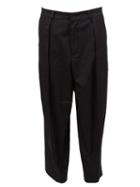 Juun.j Cropped Tailored Trousers, Men's, Size: 48, Black, Polyester/cotton/polyurethane