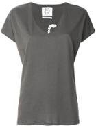 Zoe Karssen Cobra Snake T-shirt - Grey