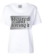 Ashley Williams Retired Print T-shirt - White