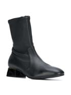 Baldinini Zipped Sock Boots - Black