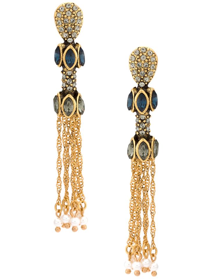 Camila Klein Libelu Chain Earrings - Metallic