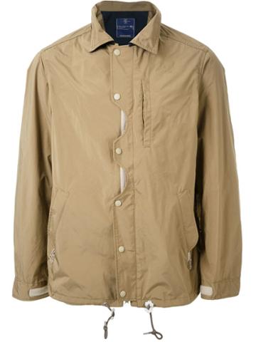 Meanswhile Ventile Odd Job Flap Coach Jacket, Men's, Size: Xl, Brown, Nylon/polyester